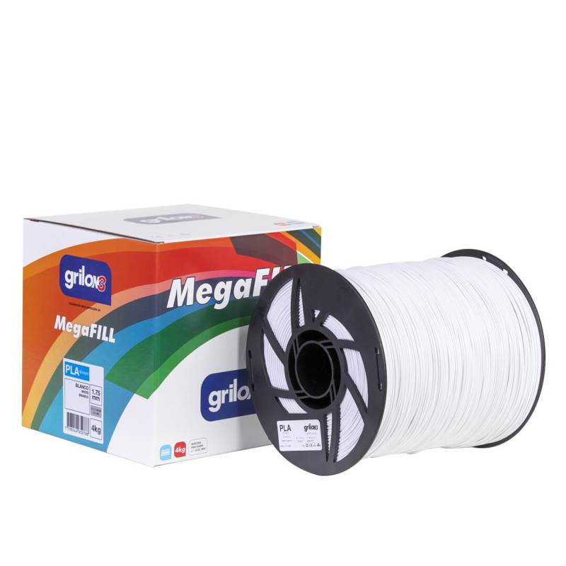 Filamento Impresora 3D Grilon3 Pla Megafill 1.75Mm 4 Kg